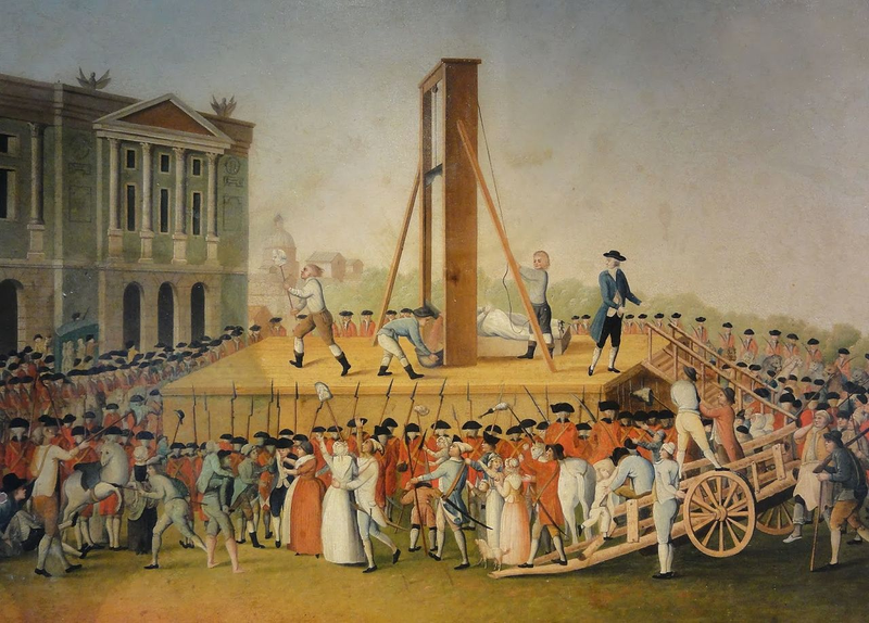 Ejecución de Robespierre. Wikimedia Commons